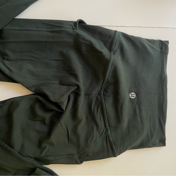 Lululemon Dark Green align 28” with pockets - Picture 2 of 6